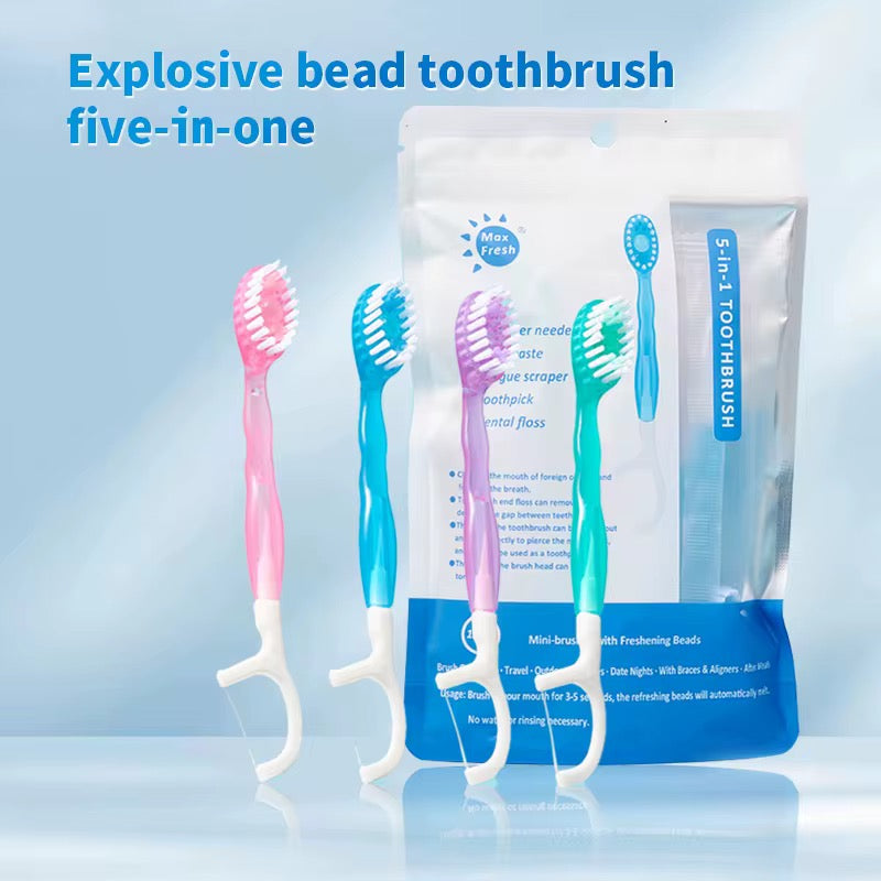 Mini 5 in 1 toothbrush